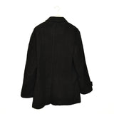 Vintage Calvin Klein pea coat jacket windbreaker fleece bomber jacket in black