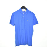 Vintage Champion polo shirt t-shirt in blue