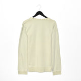 Vintage Adidas jumper hoodie pullover sweatshirt windbreaker track jacket in light grey and orange