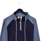 Vintage Kappa quarter zip up jumper hoodie pullover sweatshirt windbreaker track jacket in blue