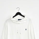 Vintage Ralph Lauren Polo jumper longsleeve tee pullover sweater windbreaker fleece track jacket crewneck in white