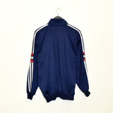 Vintage Adidas tracksuit trackie jacket zip up sweater in dark blue white and red