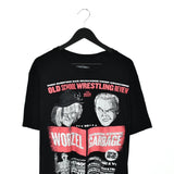 Vintage t-shirt top blouse tee in black