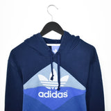 Vintage Adidas hoodie long sleeve sweatshirt jumper in blue