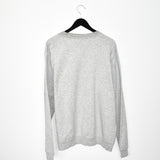 Vintage Kappa long sleeve sweatshirt jumper hoodie t-shirt top blouse tee in grey and blue