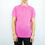 Vintage Lacoste polo shirt t-shirt pullover in pink