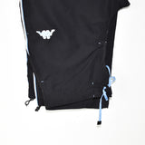 Vintage Kappa shorts joggers casual pants bottoms trousers in black and light blue