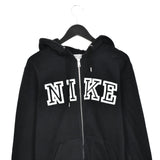 Vintage Nike zip up hoodie pullover sweatshirt top jumper in black