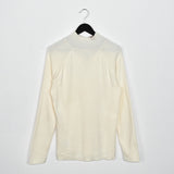 Vintage Ralph Lauren Polo jeans quarter zip up long sleeve sweatshirt jumper in white