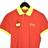Vintage Hugo Boss Spain polo shirt t-shirt pullover in red