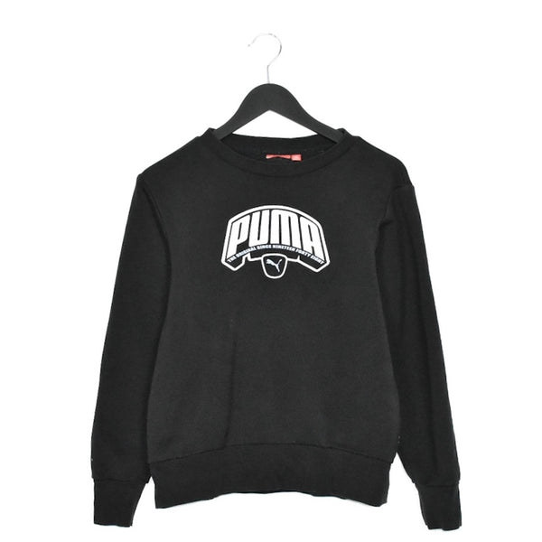 Vintage Puma jumper longsleeve tee pullover sweatshirt in black