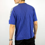 Vintage Asics t-shirt top blouse tee in blue