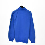 Vintage Adidas quarter zip up jumper hoodie pullover sweatshirt windbreaker track jacket in blue