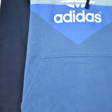 Vintage Adidas hoodie long sleeve sweatshirt jumper in blue