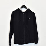 Vintage Nike hoodie pullover sweatshirt windbreaker fleece track jacket in black