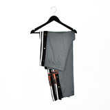 Vintage Adidas track pants tracksuit bottoms trousers in grey and black