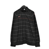 Vintage Nike windbreaker zip up tracksuit track jacket trackie sweater jumper sweatshirt pullover long sleeve in black