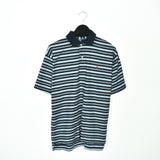 Vintage striped Ralph Lauren polo shirt t-shirt pullover in blue