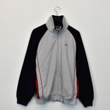 Vintage Kappa zip up track jacket windbreaker sweatshirt longsleeve tee pullover jumper in grey and dark blue