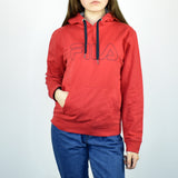 Vintage Fila hoodie jumper sweater pullover in red