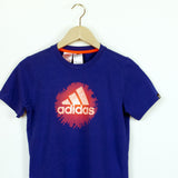 Vintage Adidas t-shirt top blouse tee in blue