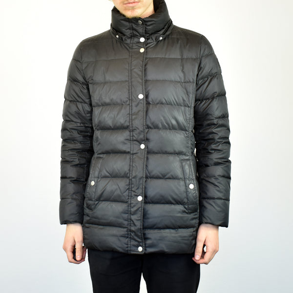 Vintage Tommy Hilfiger quilted puffer jacket windbreaker in black