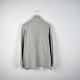 Vintage Australian sweater half zip turtleneck sweatshirt jumper pullover hoodie in lighter grey