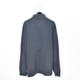 Vintage Champion quarter zip up jumper sweatshirt tracksuit track jacket trackie pullover long sleeve in greyish blue