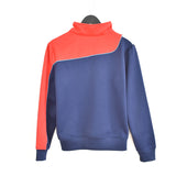 Vintage Fila jacket track windbreaker coat pullover bomber jacket trench coat in blue, white and red