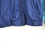 Vintage Puma windbreaker tracksuit track jacket trackie sweater jumper sweatshirt pullover long sleeve in dark blue