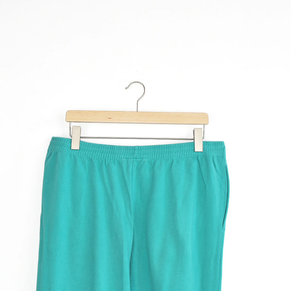 Vintage Lacoste track pants tracksuit bottoms trousers in lighter green