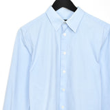 Vintage Givenchy button down formal shirt long sleeve blouse top in light blue
