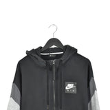 Vintage Nike zip up hoodie longsleeve tee pullover sweatshirt windbreaker in light and dark grey