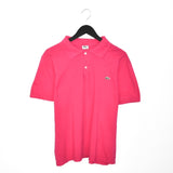Vintage Lacoste polo shirt tee blouse top in hot pink