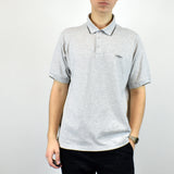 Vintage Umbro polo shirt top tee in gray