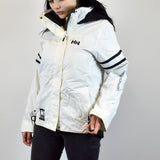 Sick White Helly Hansen jacket windbreaker parka in white