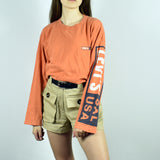 Vintage Levi's sweatshirt hoodie jumper sweater pullover in orange
