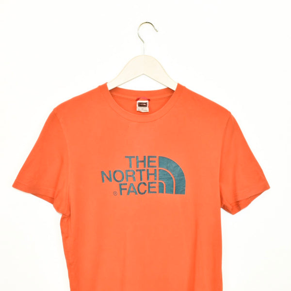 Vintage The North Face t-shirt top blouse tee in orange