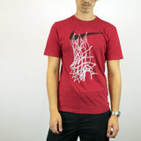 Vintage Nike t-shirt top blouse tee in red