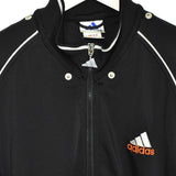 Vintage Adidas tracksuit trackie jacket zip up sweater in black