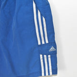 Vintage Adidas shorts joggers trousers track pants bottoms in blue and white