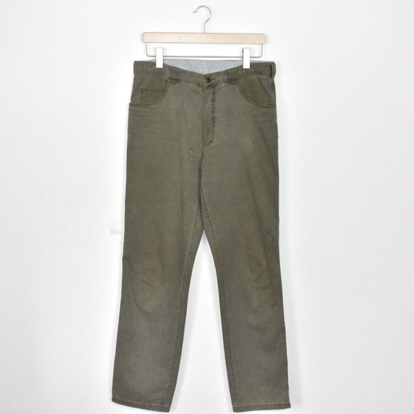 Vintage Burberry jeans trousers joggers pants bottoms in green