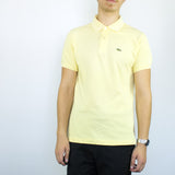 Vintage Lacoste polo shirt t-shirt pullover in beige