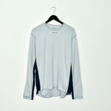 Vintage Gotzburg thin material longsleeve tee pullover sweatshirt in sky blue/grey