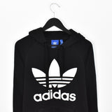 Vintage Adidas hoodie long sleeve sweatshirt jumper in black