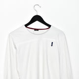 Vintage Nike long sleeve t-shirt polo top blouse tee sweater in white