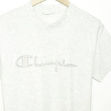 Vintage Champion t-shirt top blouse tee in light grey