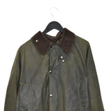 Vintage Barbour fur jacket windbreaker fleece track jacket bomber jacket in dark green