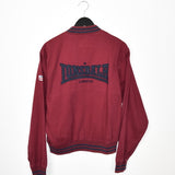 Vintage Ionsdale bomber jacket zip up track jacket windbreaker sweatshirt longsleeve tee pullover jumper maroon