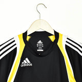 Vintage Adidas t-shirt top blouse tee in black and yellow